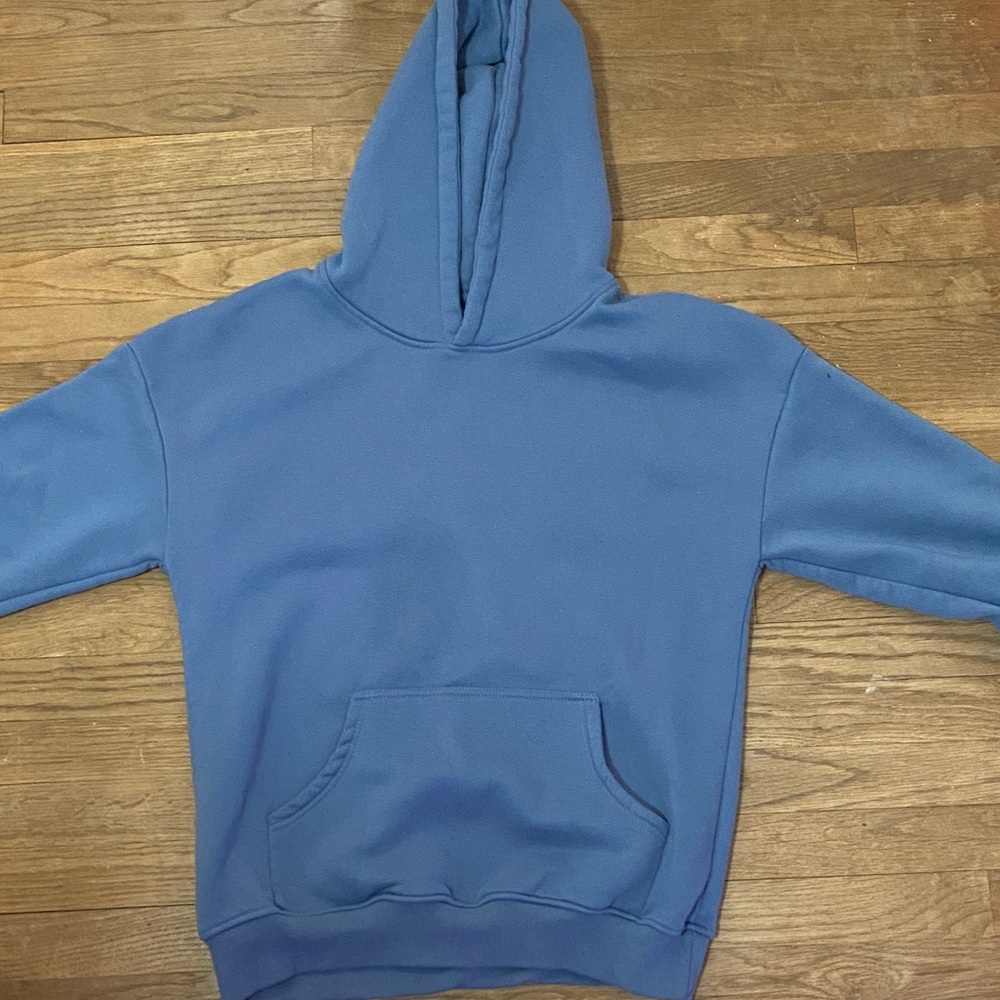 Amazon Essentials Blue Hoodie Sweater